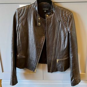 Beautiful soft leather motorcycle jacket